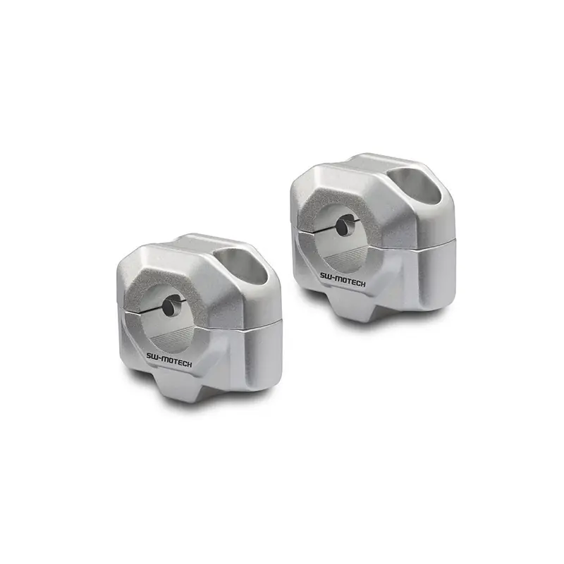 Riser Manubrio Sw Motech 22 mm Hornet 600 argento- Spedizione Gratuita