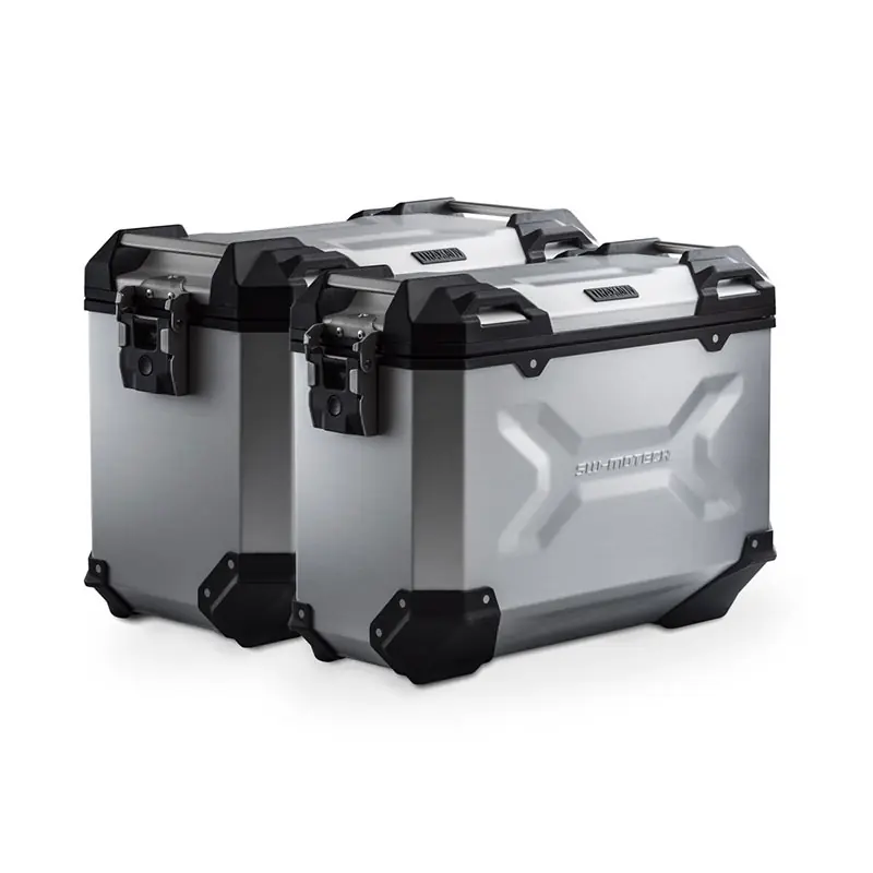 Kit Valigie Sw Motech Trax ADV KLR 650 argento- Offerta Speciale