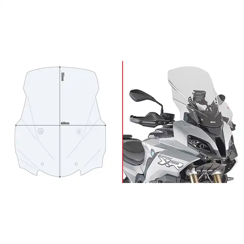 Nuovo Arrivo Cupolino Givi D5138ST trasparente-