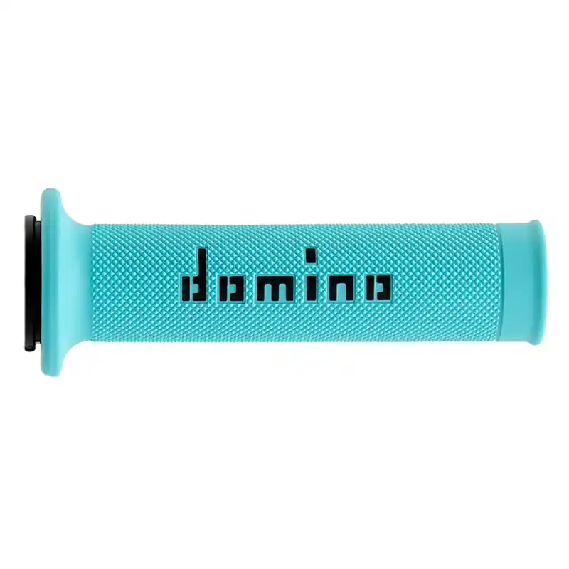 Manopole Domino A010 Leopard azzurro ciano- Prezzo Ridotto