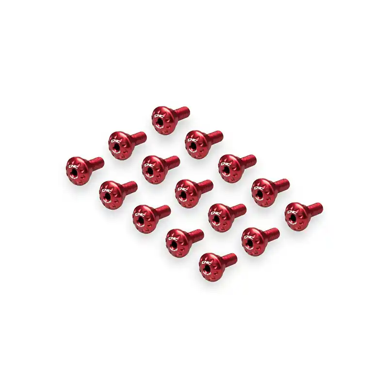Prezzo Di Fabbrica Kit viti Carene laterali CNC Racing KV463 rosso-