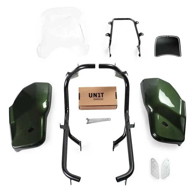 Kit Unit Garage Dual Triumph Scrambler 1200 verde- Compra Oggi Stesso