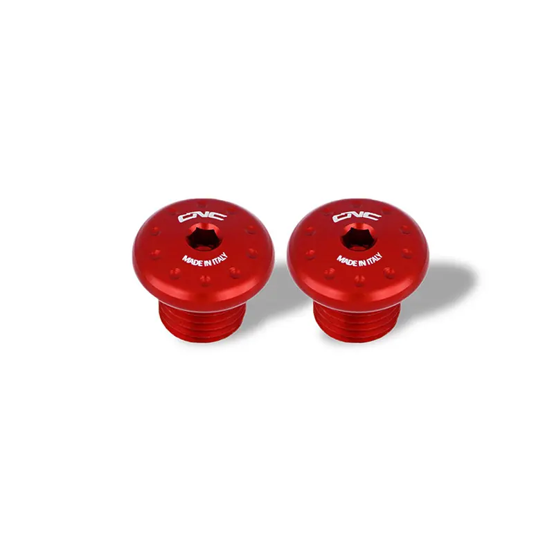 Consegna Rapida Tappi Copri Foro Cnc Racing PET40 M8 rosso-