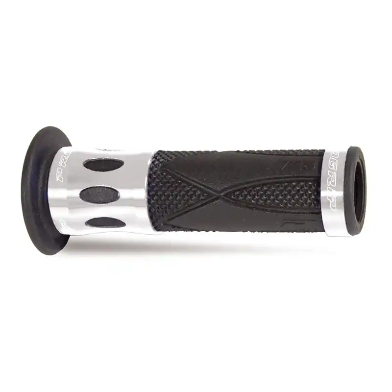 Bestseller Manopole Progrip 728 Open End Aluminium Ring argento-
