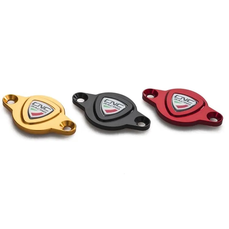 Acquista Ora CNC Cover ispezione fase Sticker Ducati nero-
