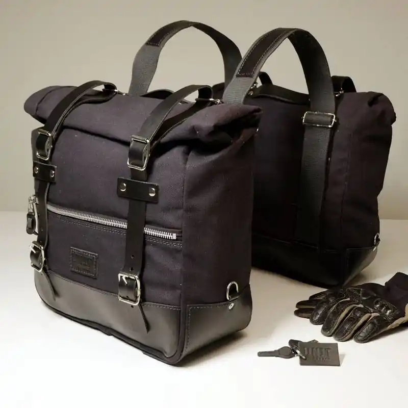 Spedito Oggi Unit Garage Borse laterali universali U003 NERO-
