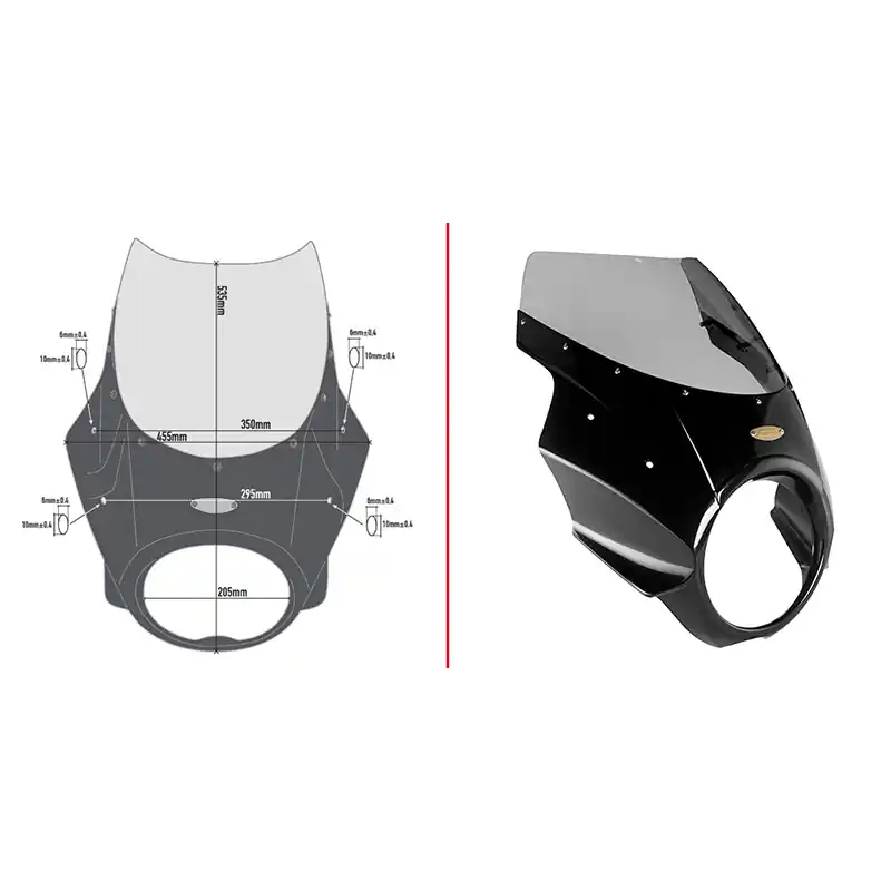 GIVI Cupolino universale fumé A800N BMW R-NINE T(14>16)- Compra Oggi Stesso