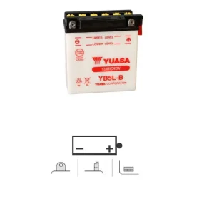 OKYAMI BATTERIA YB5L-B C/ACIDO- Spedizione Gratuita