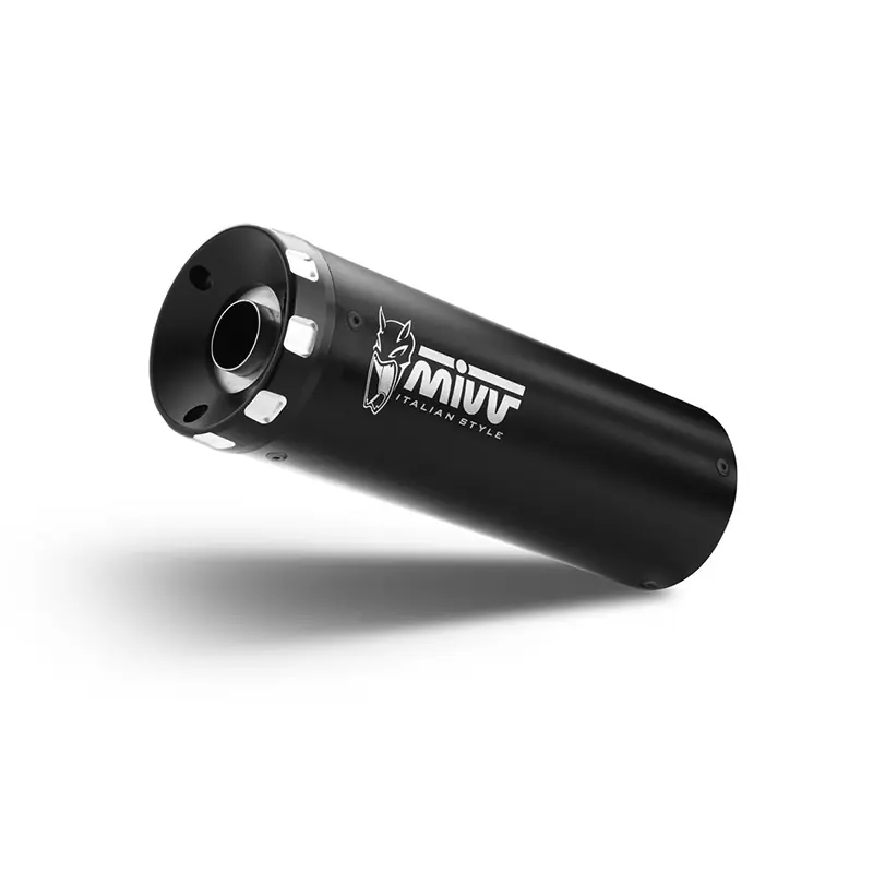 Popolare Mivv HR-1 Inox Alluminio Nero Euro5 Slip On CL500-