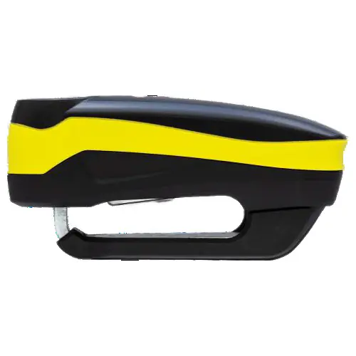 Pagamento Sicuro Bloccadisco Allarmato Abus Detecto 7000 RS1 giallo-