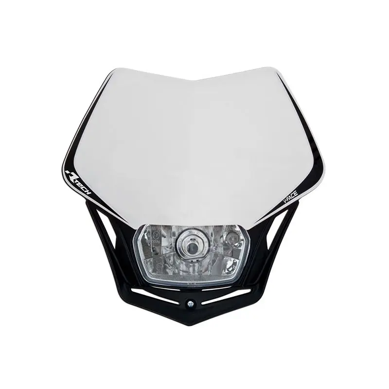 Offerta Portafaro Racetech V-Face Full Led bianco nero-