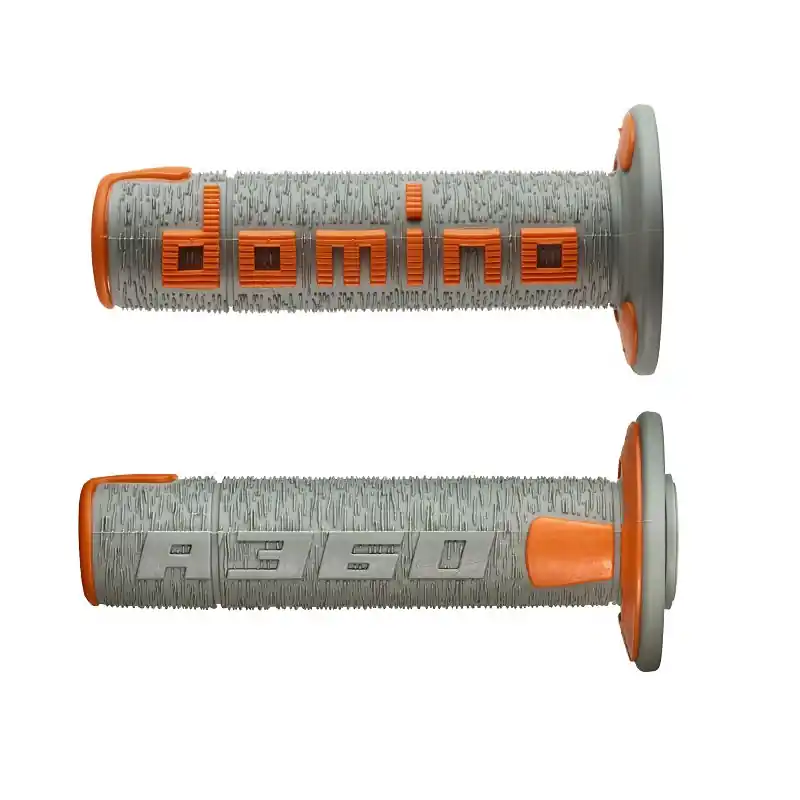 Coppia Manopole Domino A36041C grigio arancio- Prezzo Di Fabbrica