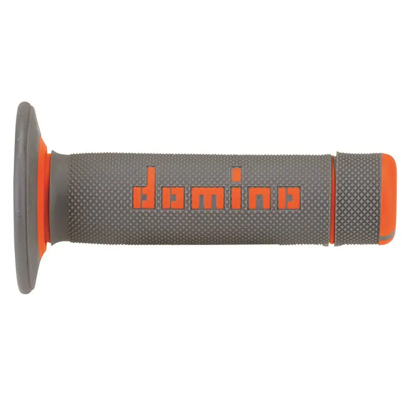 Coppia Manopole Domino A02041C grigio arancio- Occasione Imperdibile