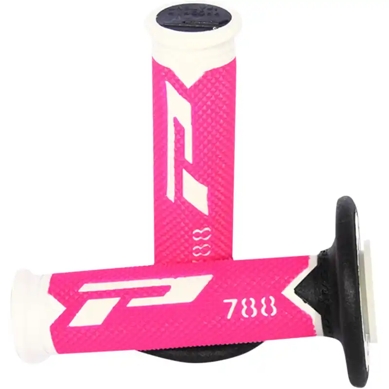 Manopole Progrip 788 TD Closed End nero rosa fluo- Economico