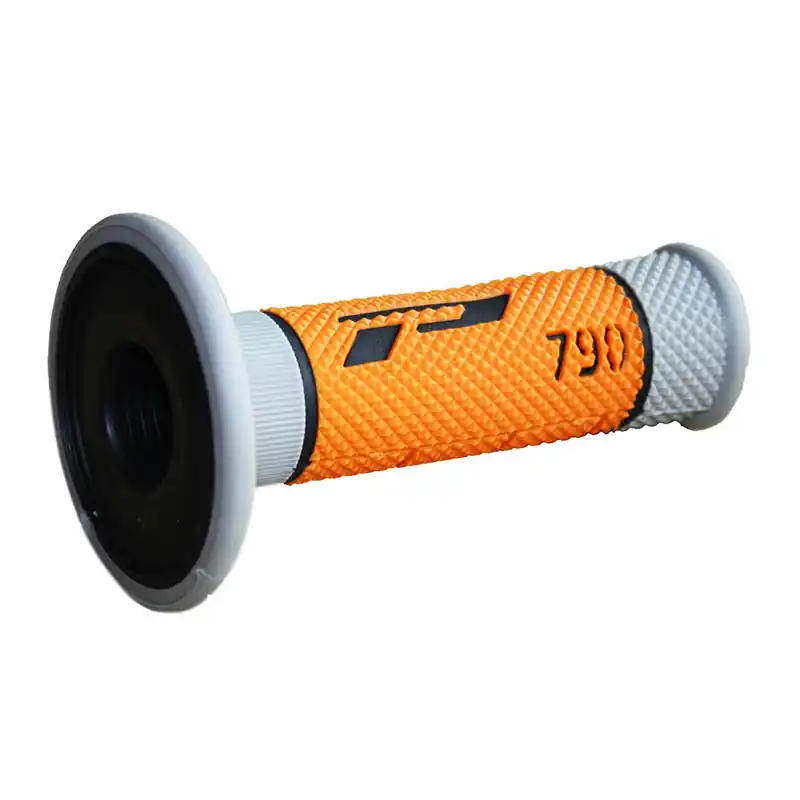 Spedizione Gratuita Manopole Progrip 790 TD Closed End grigio arancio-