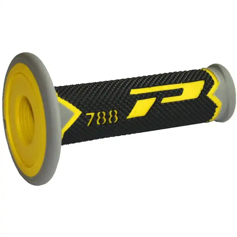 Manopole Progrip 788 TD Closed End nero grigio giallo- Prezzo Conveniente