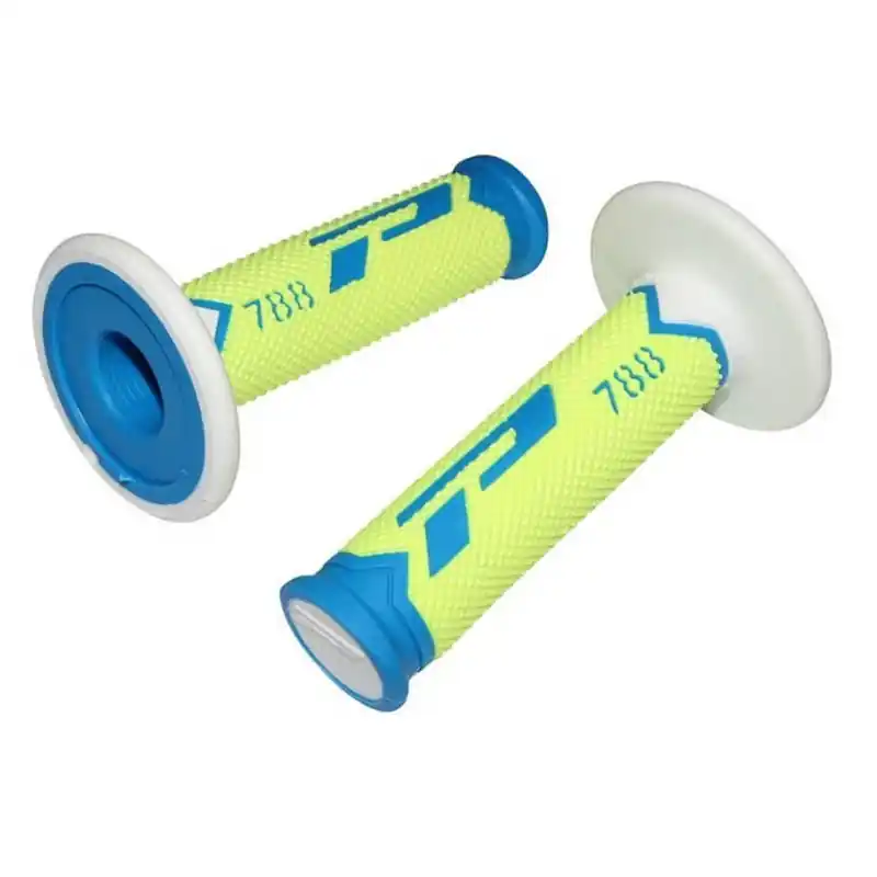 Nuova Collezione Manopole Progrip 788 TD Closed End blu giallo bianco-