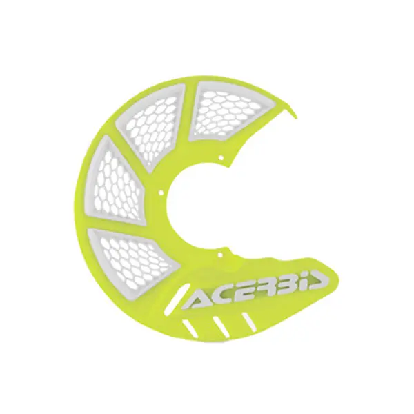 Consegna Rapida ACERBIS protezione disco freno anteriore X-BRAKE 2.0 giallo/bianco-