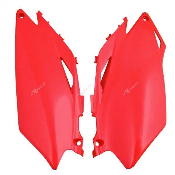 Racetech Tabelle laterali portanumero HONDA CRF 250 10 CRF 450 09/10 ROSSO- Non Perdere