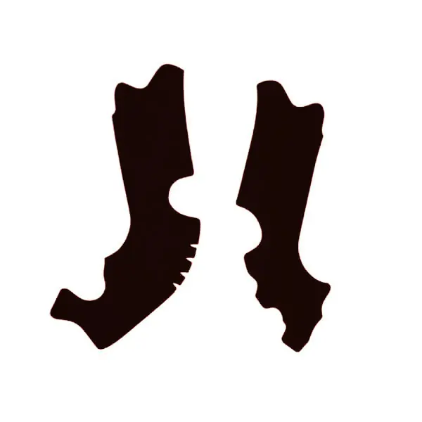 Vibram RUBBER FRAME PADS SUZUKI RMZ 450 nero- Offerta Speciale