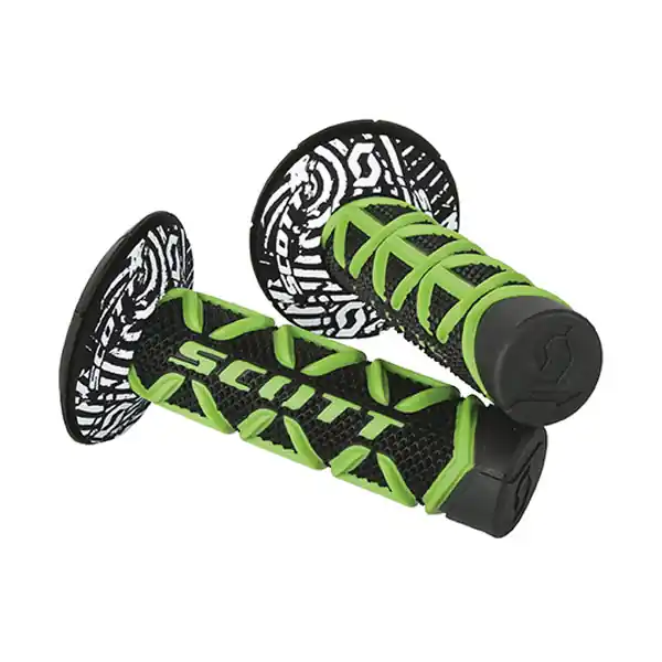 Manopole Scott Diamond verde nero- Offerta Lampo