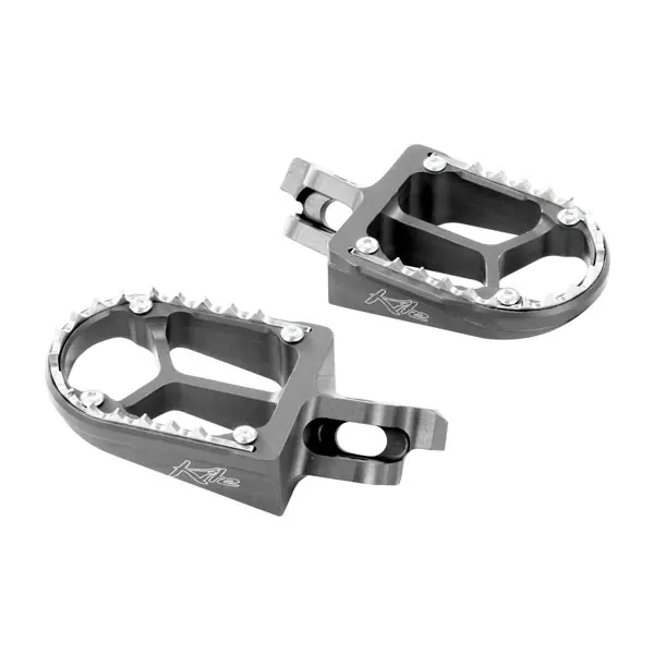 Pedane poggiapiedi Kite SUZUKI RMZ 250 10-16 rmz 450 10 & 12-16 Silver- Super Prezzo