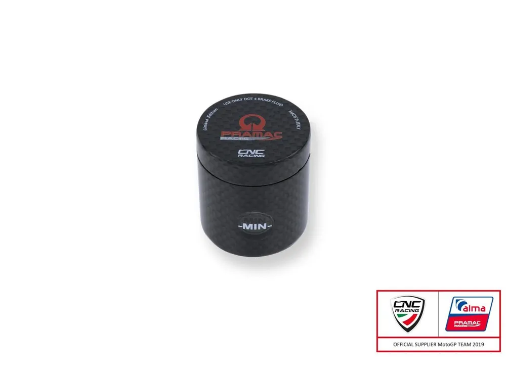 SERBATOIO FRENO POST/FRIZ 12ML PRAMAC CARBONIO CNC RACING DUCATI 1199 PANIGALE R 2013-17- Scelto Dai Clienti