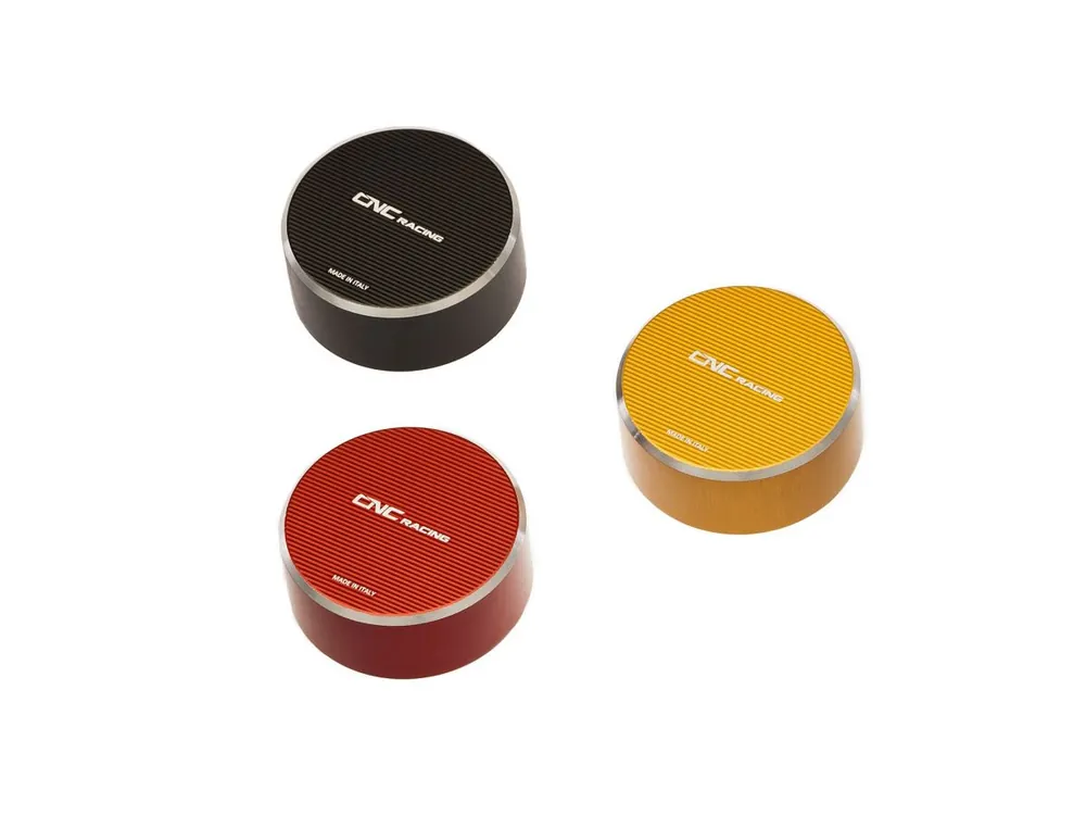 TAPPO SERBATOIO FRENO POST/FRIZIONE M34X4 BICOLOR CNC RACING DUCATI 1199 PANIGALE S 2012-14- Ultime Pezzi