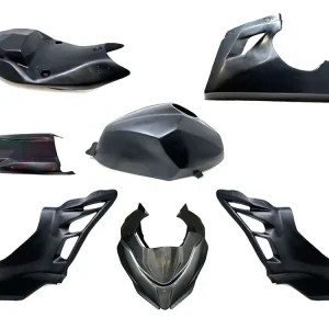 Direttamente Dal Produttore KIT COMPLETO CARENE RACING EPOTEX EXTREME COMPONENTS KAWASAKI NINJA 400 2018-2025-