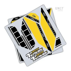 Occasione Imperdibile ADESIVI POWER BLACK UNIT GARAGE YAMAHA TENERE 700 / WORLD RAID-