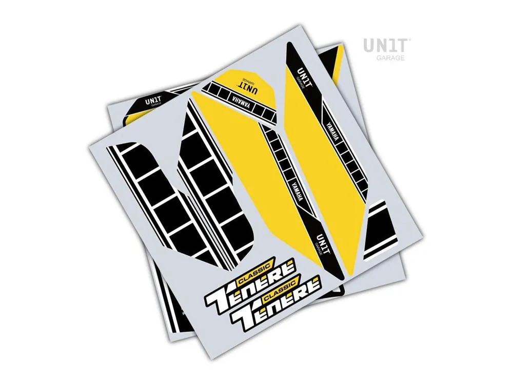 Occasione Imperdibile ADESIVI POWER BLACK UNIT GARAGE YAMAHA TENERE 700 / WORLD RAID-
