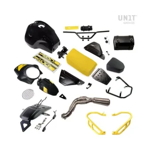 Subito Disponibile KIT PARIS DAKAR GIALLO 40TH CON ACCESSORI UNIT GARAGE BMW R NINE T / SCRAMBLER-