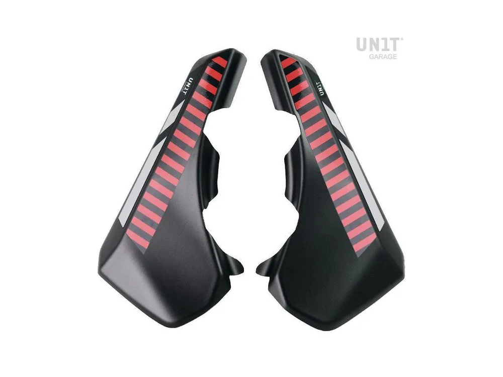 A Buon Prezzo COPPIA FIANCHETTI LATERALI + ADESIVI UNIT GARAGE DUCATI DESERT X / RALLY 2022-2024-