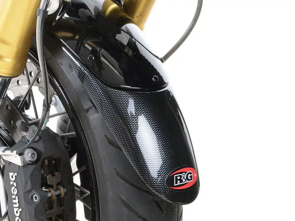 Prezzo Di Fabbrica ESTENSIONE PARAFANGO ANTERIORE CARBON LOOK R&G KAWASAKI Z 750 2004-2013-