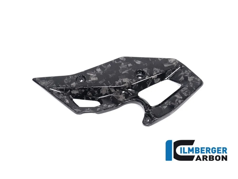 Compra Oggi Stesso PROTEZIONE POGGIAPIEDI SX BLACK DIAMOND CARBON LUCIDO ILMBERGER BMW R 1300 GS 2023-2025-