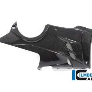 Spedizione Gratuita VASCA INFERIORE DESTRA CARBONIO LUCIDO ILMBERGER DUCATI STREETFIGHTER V4 / S 2020-2022-