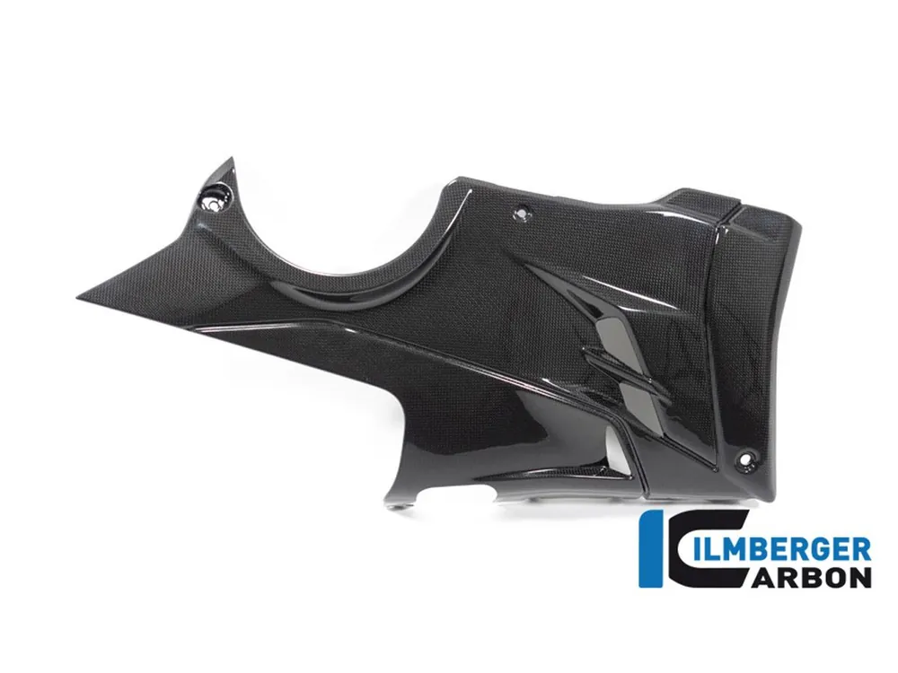 Spedizione Gratuita VASCA INFERIORE DESTRA CARBONIO LUCIDO ILMBERGER DUCATI STREETFIGHTER V4 / S 2020-2022-
