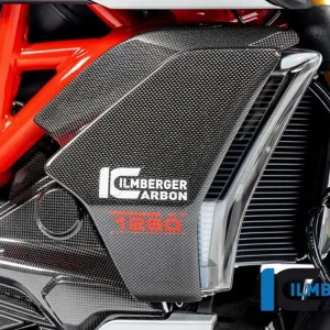 COVER RADIATORE DESTRA CARBONIO OPACO ILMBERGER DUCATI DIAVEL 1260 2019-2022- Pagamento Sicuro