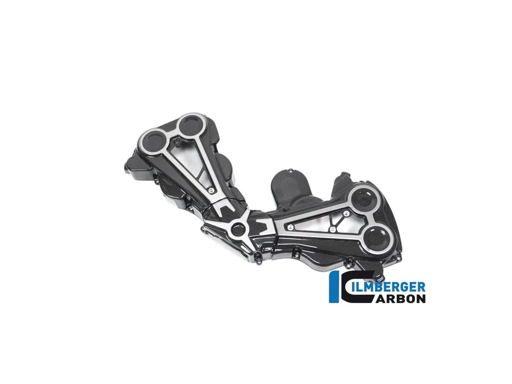 Ultima Occasione COVER DISTRIBUZIONE 3PZ CARBONIO CROMATO LUCIDO ILMBERGER DUCATI XDIAVEL / S 18-19-
