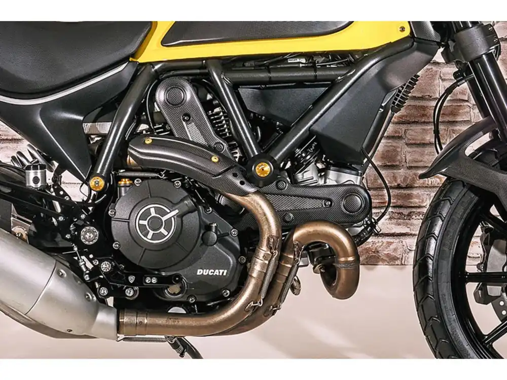 A Buon Prezzo COPRICINGHIE CARBONIO OPACO CNC RACING DUCATI SCRAMBLER 800 FULL THR.15-18-