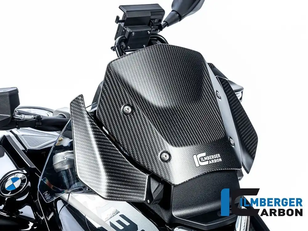 DEFLETTORE ANTIVENTO DESTRO CARBONIO OPACO ILMBERGER BMW R 1300 GS / ADV 2023-2025- Subito Disponibile