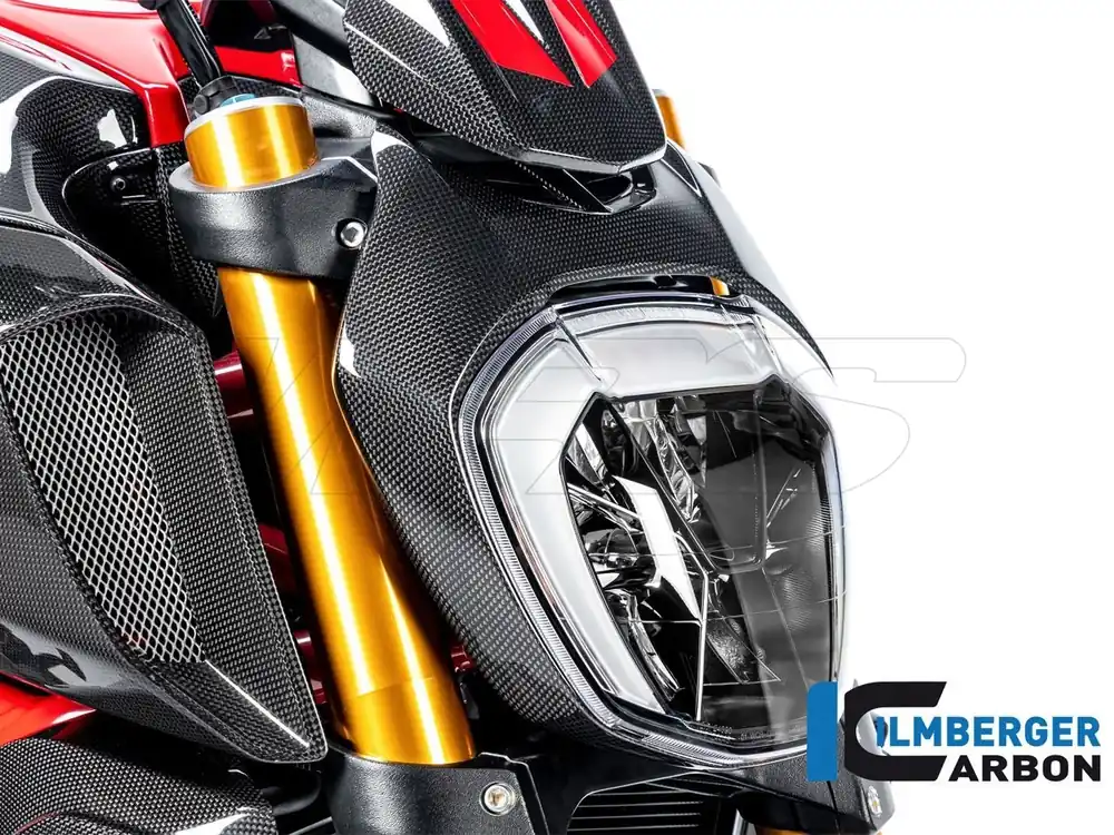 COVER FARO CARBONIO LUCIDO ILMBERGER DUCATI DIAVEL 1260 2019-2022- Consegna Rapida