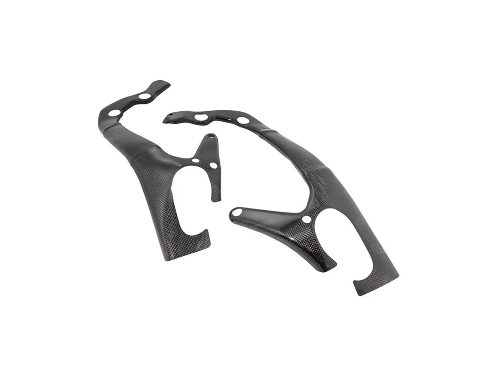 Ultima Occasione COPPIA PROTEZIONI TELAIO IN CARBONIO OPACO LIGHTECH SUZUKI GSX-R 1000 2017-2022-