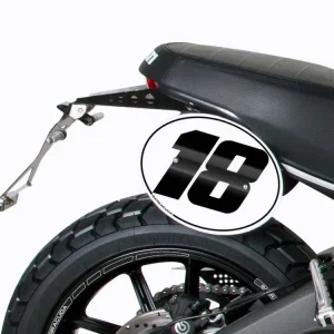 KIT TABELLA PORTANUMERO BARRACUDA DUCATI SCRAMBLER 800 2015-2020- Reso Gratuito