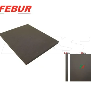 Affare FOGLIO ADESIVO NEOPRENE UNIVERSALE FEBUR PER SELLA MOTO 40X33X1,5 CM-