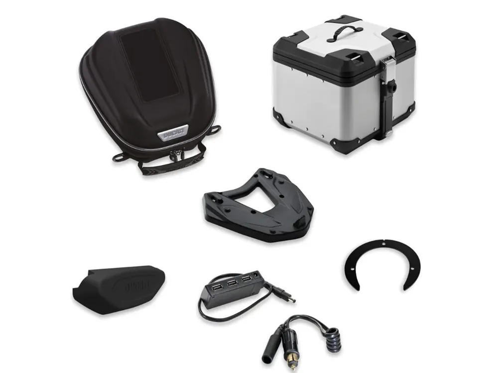 Offerta Lampo PACCHETTO ACCESSORI URBAN ALLUMINIO DUCATI PERFORMANCE DUCATI MULTISTRADA V4 RALLY 23-24-