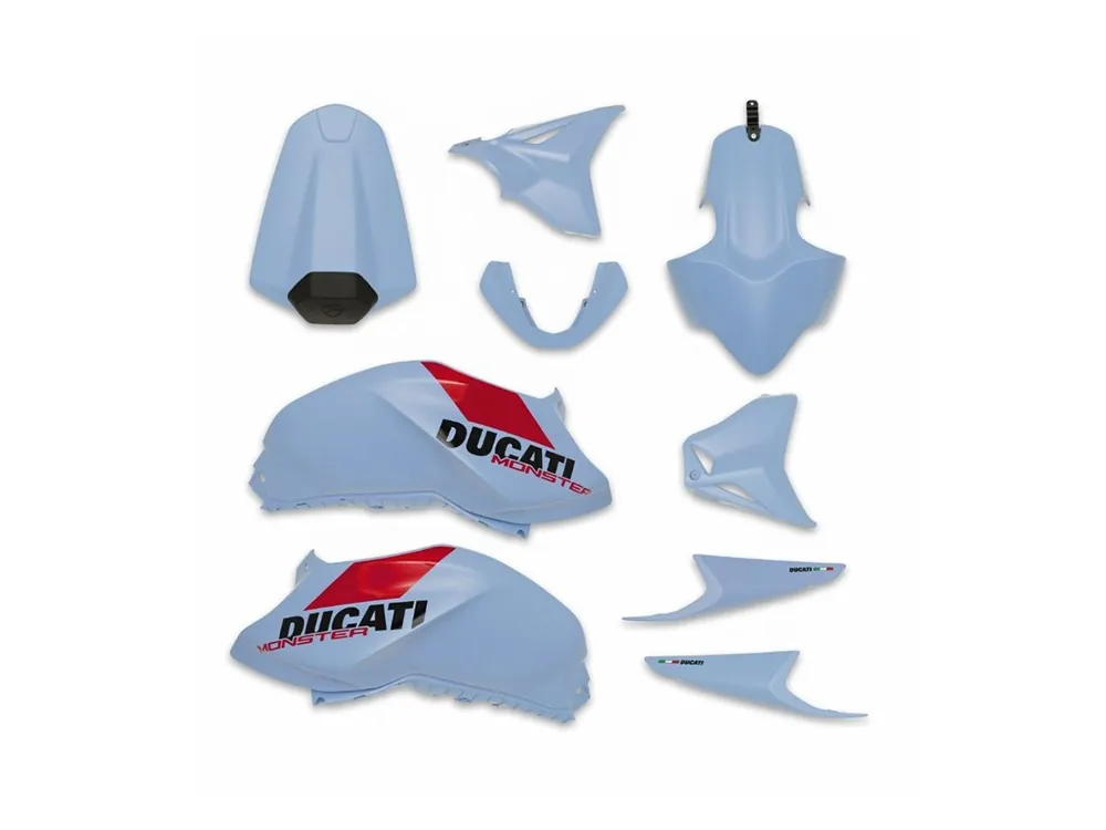 Non Perdere CARENE PERSONALIZZATE AZZURRO DUCATI PERFORMANCE DUCATI MONSTER 937 / + / SP 2021-2025-