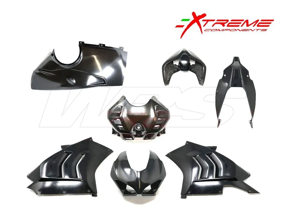 KIT COMPLETO CARENE EXTREME COMPONENTS DUCATI PANIGALE V4 R 2019-2022- Offerta Del Giorno