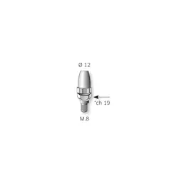 Offerta Del Giorno 6285 Special Clamp -M8 L>Non-Threaded-Chrome/Black
