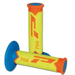 Manopole Moto 788 Arancio Fluo/Giallo Fluo/Azzur Compra Online